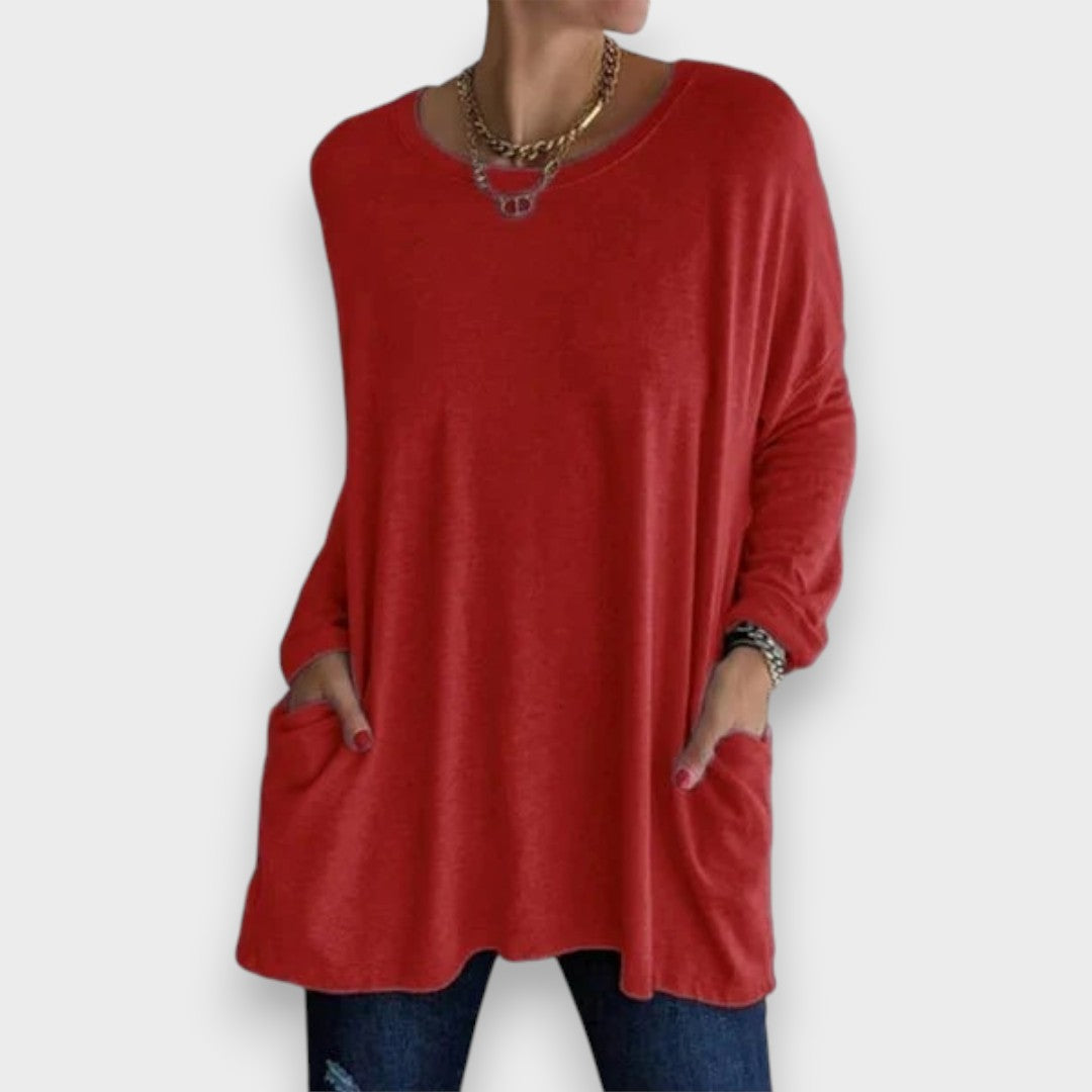 Aelira | Casual Long Sleeve Top