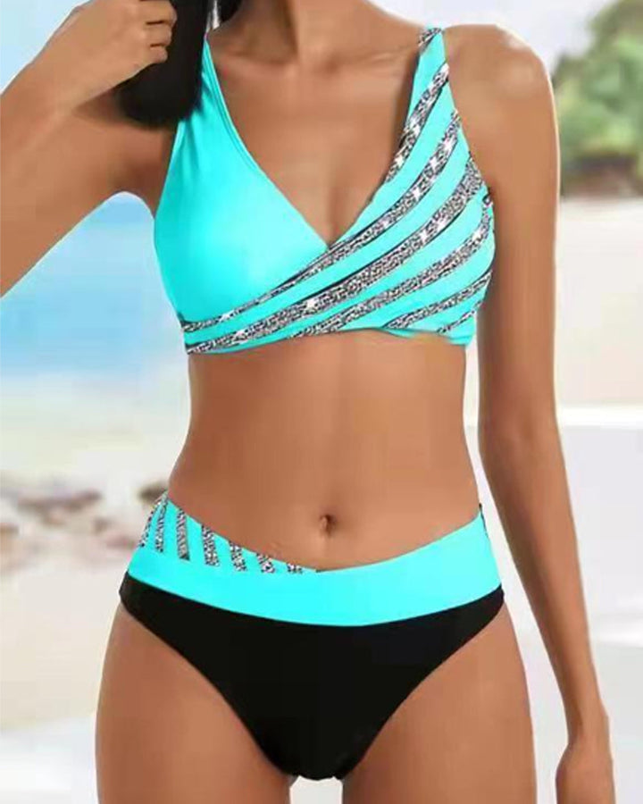 Vera - Printed Bikini in Warm Tones