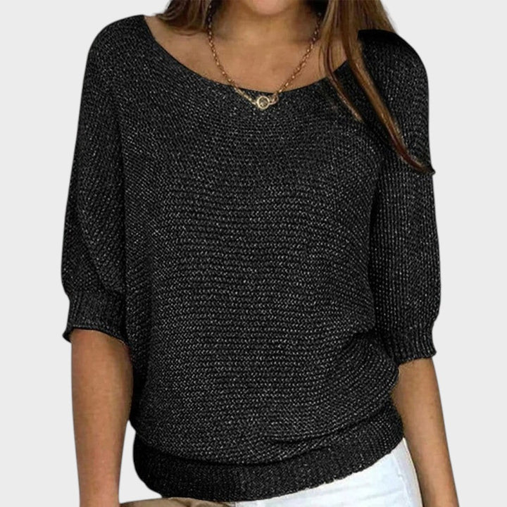 Carolina | Three-Quarter Sleeve Knit Jumper