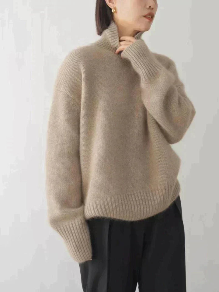 MIA - HIGH NECK CASHMERE JUMPER