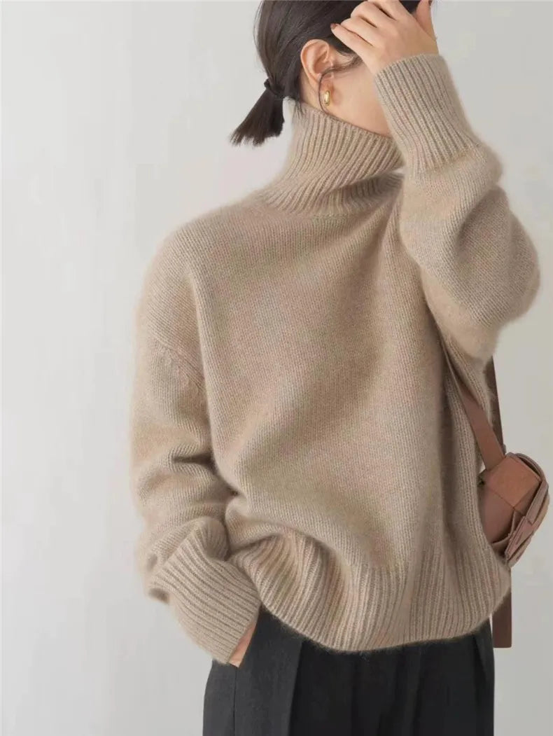 MIA - HIGH NECK CASHMERE JUMPER