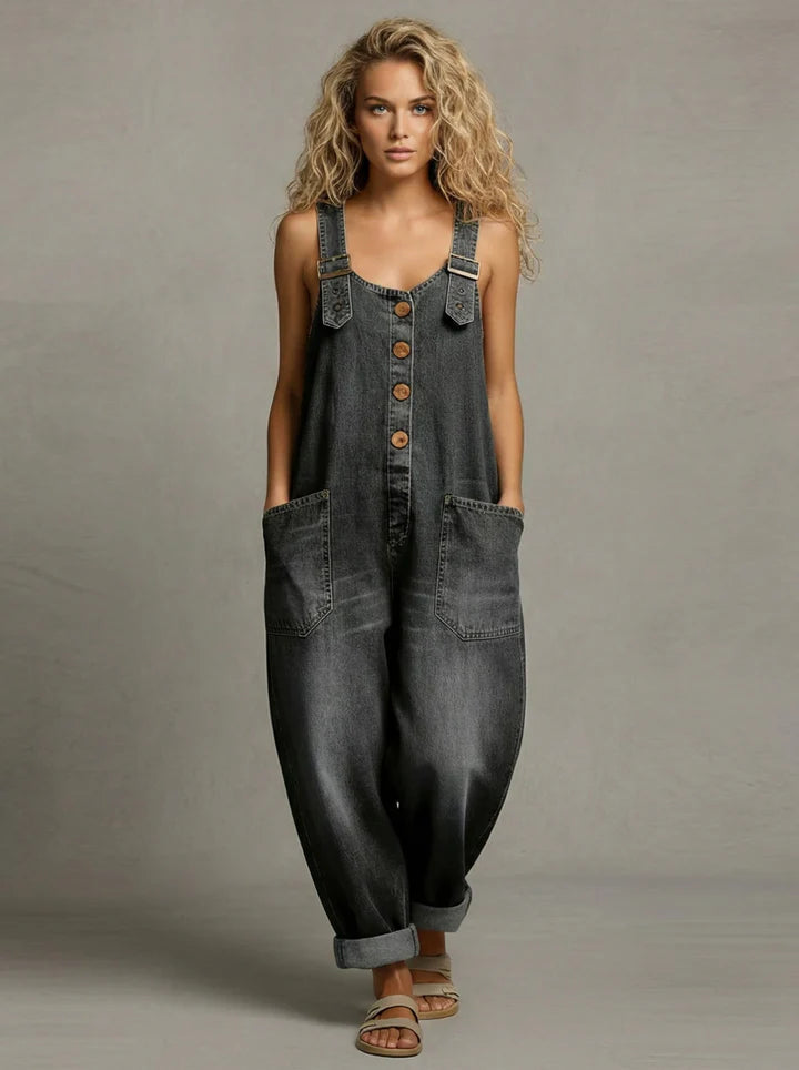 Harriet | Stylish Denim Jumpsuit with Pockets