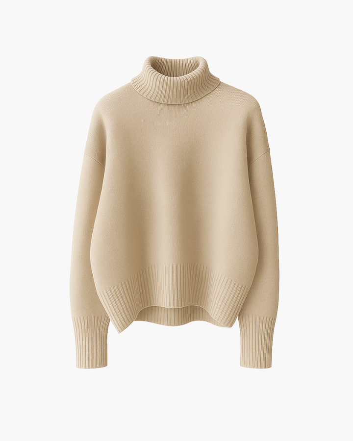 SOFT JUMPER WITH HIGH NECK