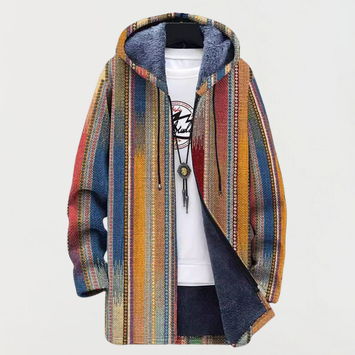 Hayden | Striped Pattern Coat