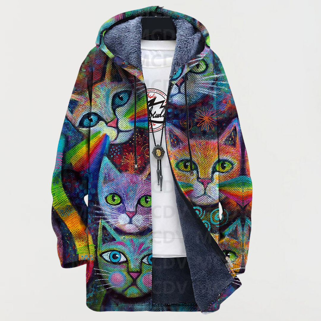 Finley | Rainbow Cat Sweatshirt