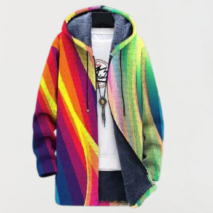 Cameron | Rainbow Stripe Sweatshirt