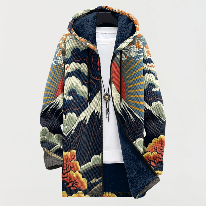Wren | Sweatshirt with Sunrise Pattern