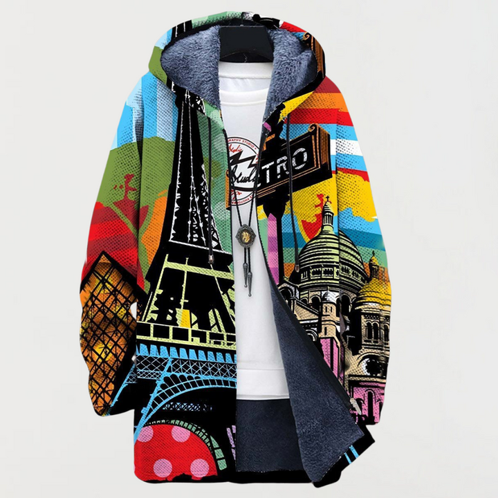 Jamie | Hoodie with Urban Pattern