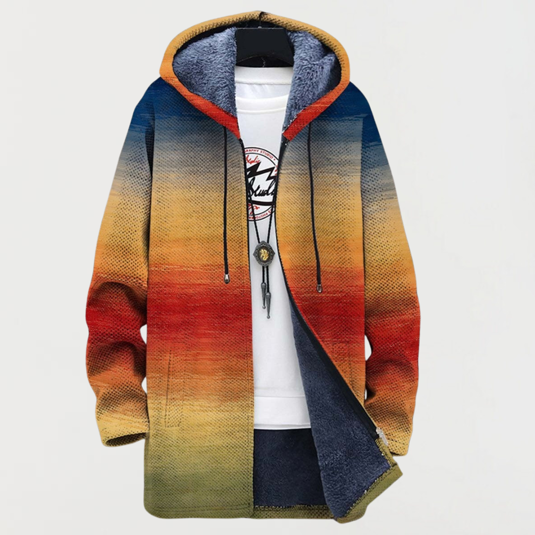 Rory | Sunset Gradient Pattern Coat