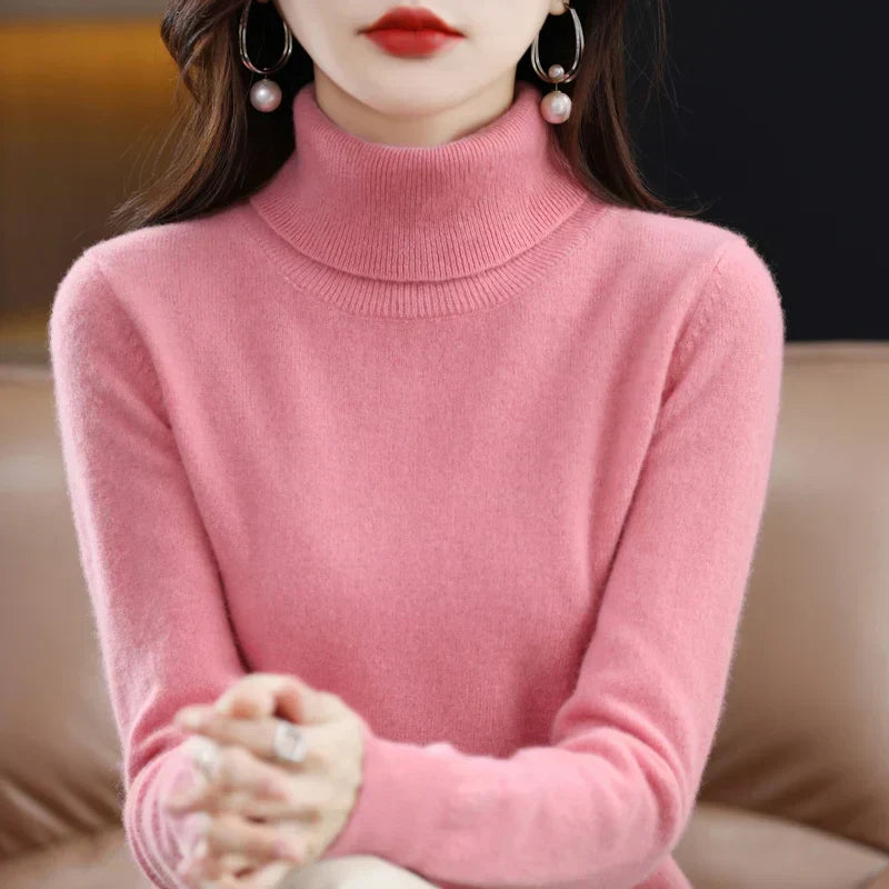 Amara | Cashmere Roll Neck Jumper