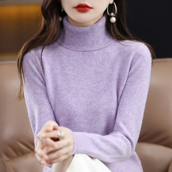 Amara | Cashmere Roll Neck Jumper
