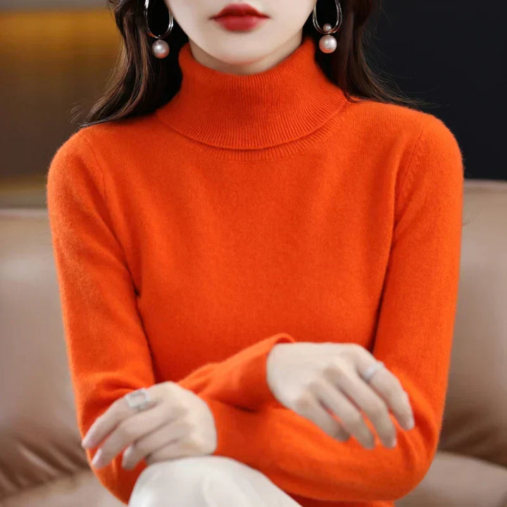Amara | Cashmere Roll Neck Jumper