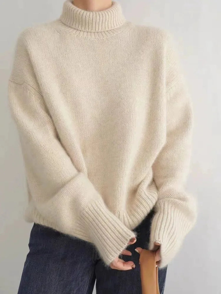 Zoey - Oversized High Neck Sweater