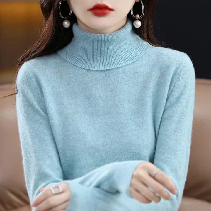 Amara | Cashmere Roll Neck Jumper
