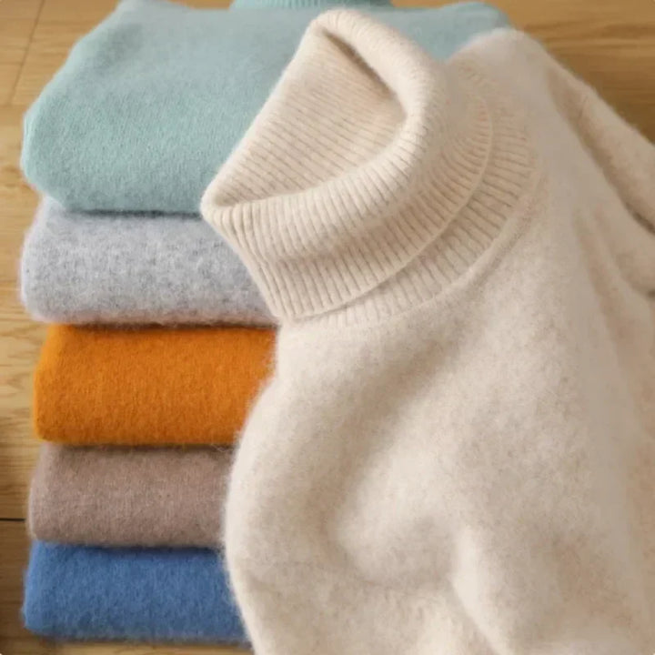 Amara | Cashmere Roll Neck Jumper