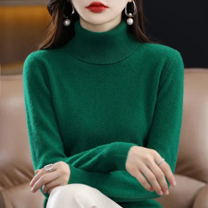 Amara | Cashmere Roll Neck Jumper