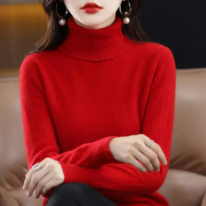 Amara | Cashmere Roll Neck Jumper