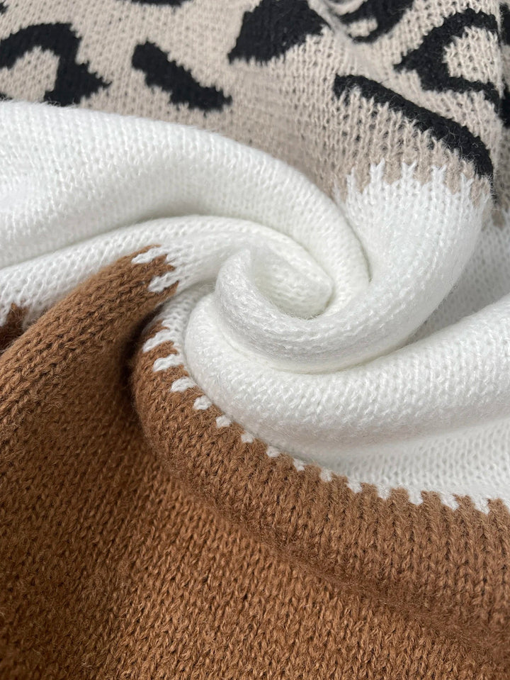 Sophie Knitted Jumper with Playful Pattern