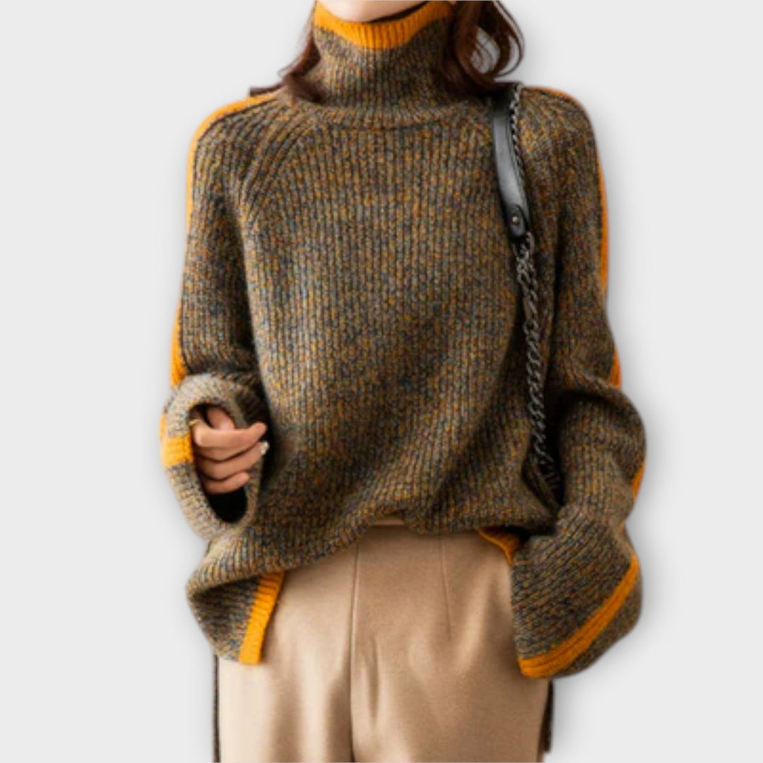 Breseis - Vintage Roll Neck Jumper
