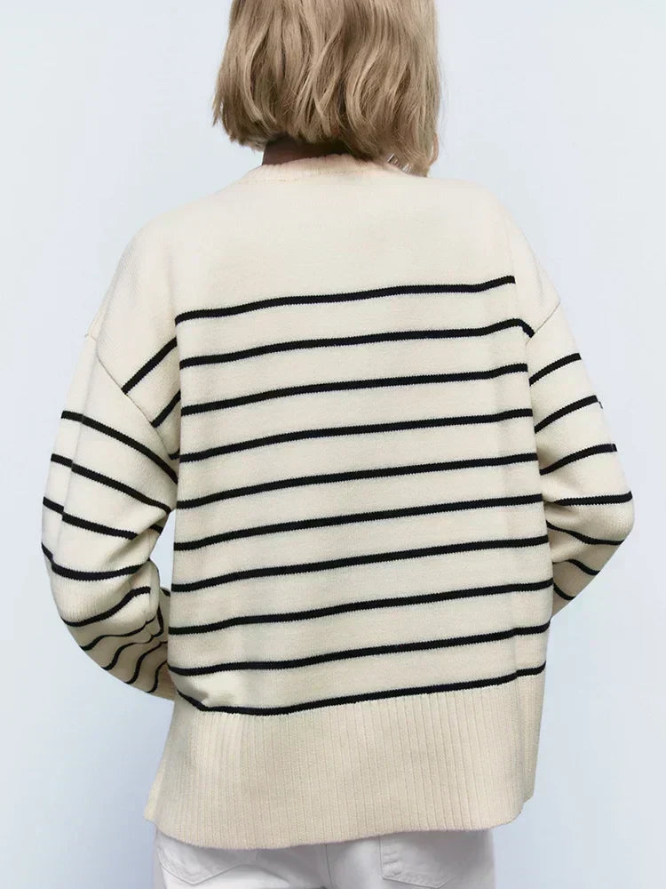 Louise - Striped Couture Sweater