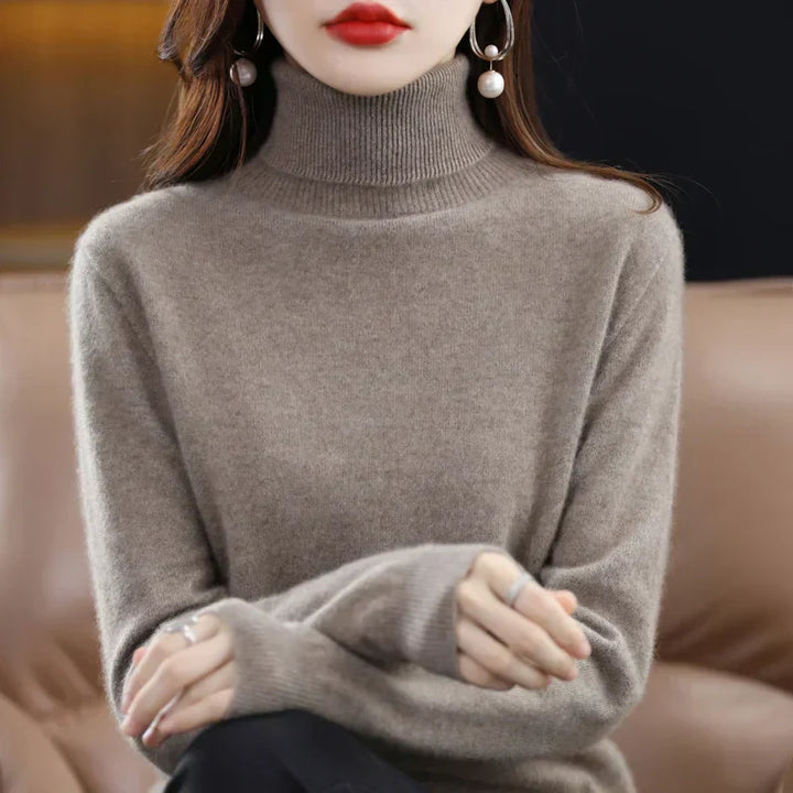 Amara | Cashmere Roll Neck Jumper