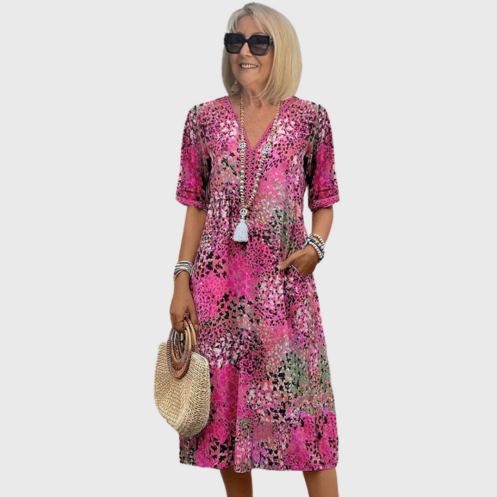 Colette | Vibrant Midi Dress