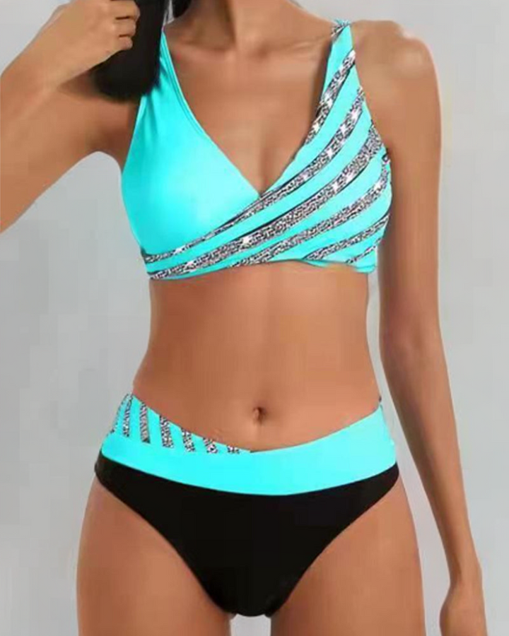 Vera - Printed Bikini in Warm Tones