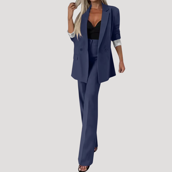 Women’s Elegant Tailored Smart Casual Trouser Suit