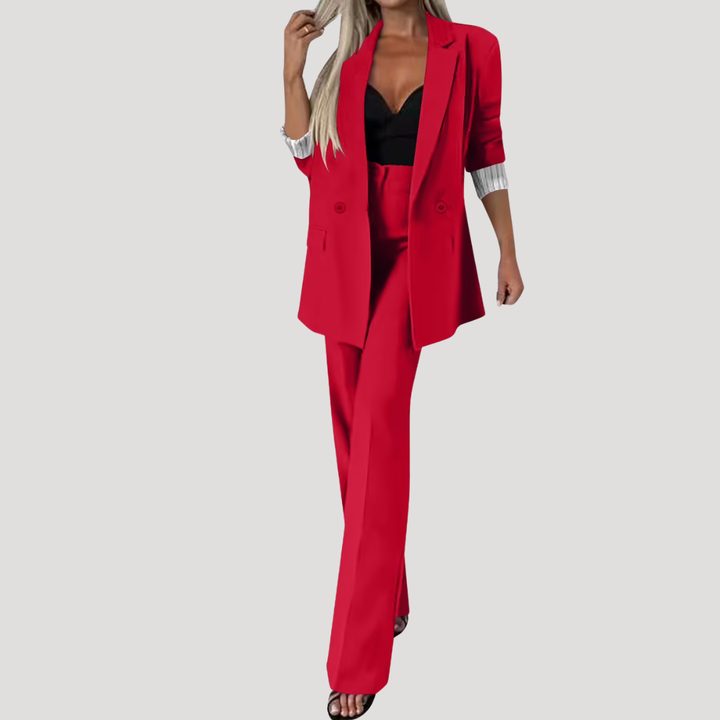 Women’s Elegant Tailored Smart Casual Trouser Suit