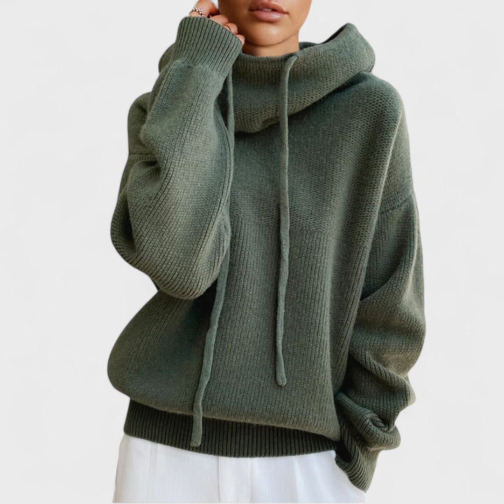 Charlotte - High Neck Sweater in Merino Wool