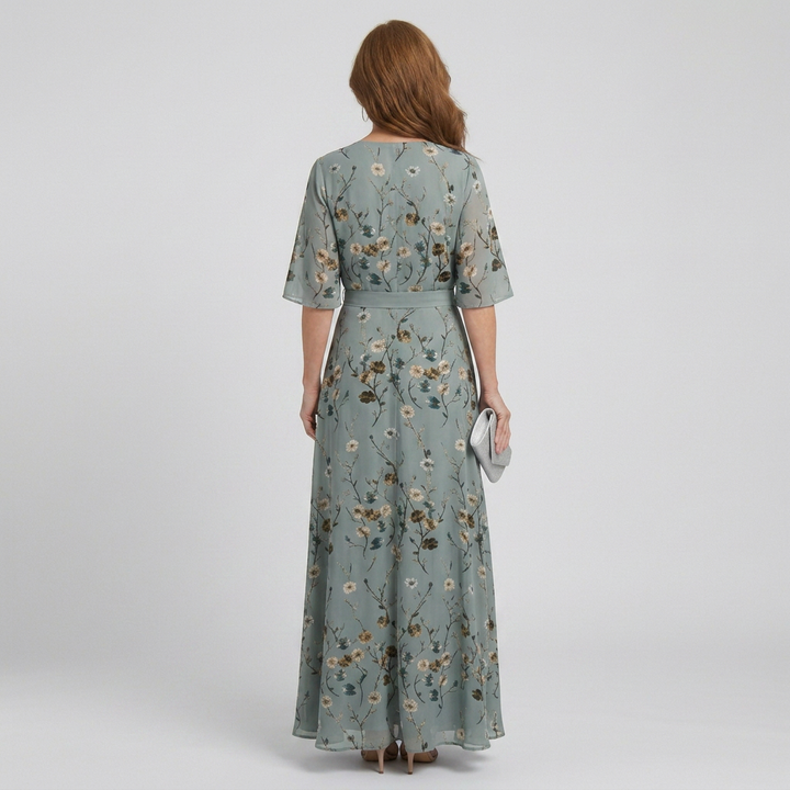 Selora | Halter Bloom Flow Maxi Dress