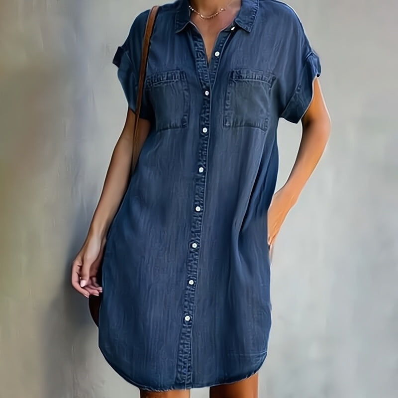 Clara | Button-Up Shirt Dress