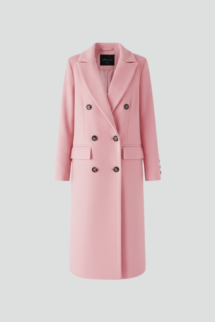 Clementine | Timeless Trenchcoat with Lapel Collar and Button Fastening