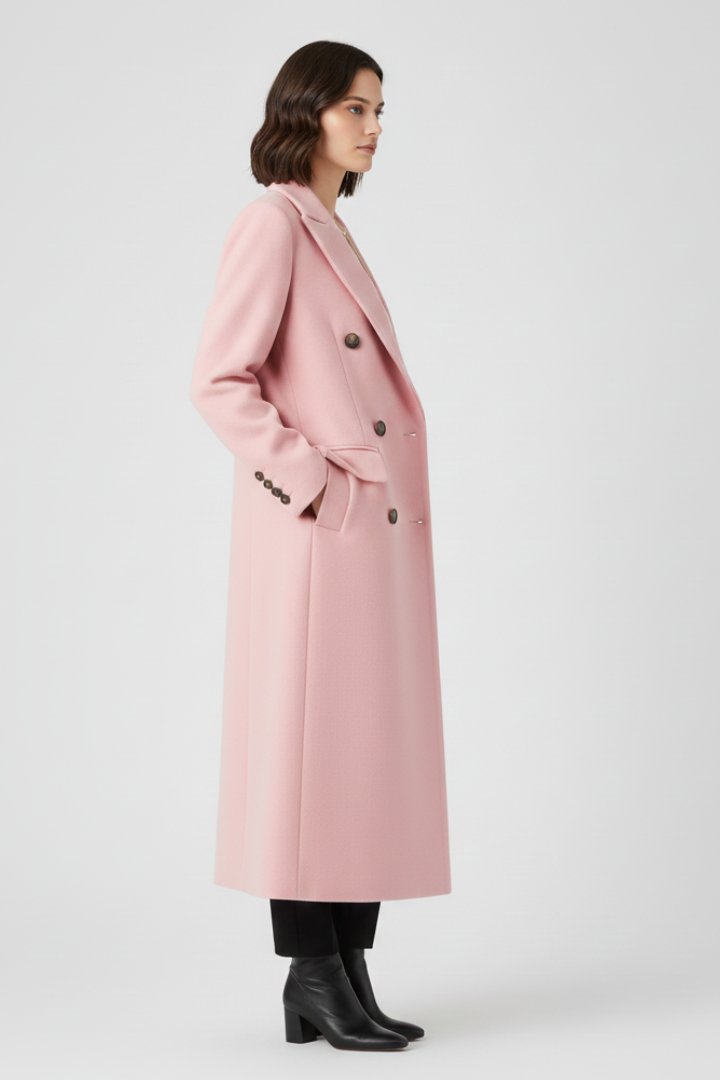Clementine | Timeless Trenchcoat with Lapel Collar and Button Fastening