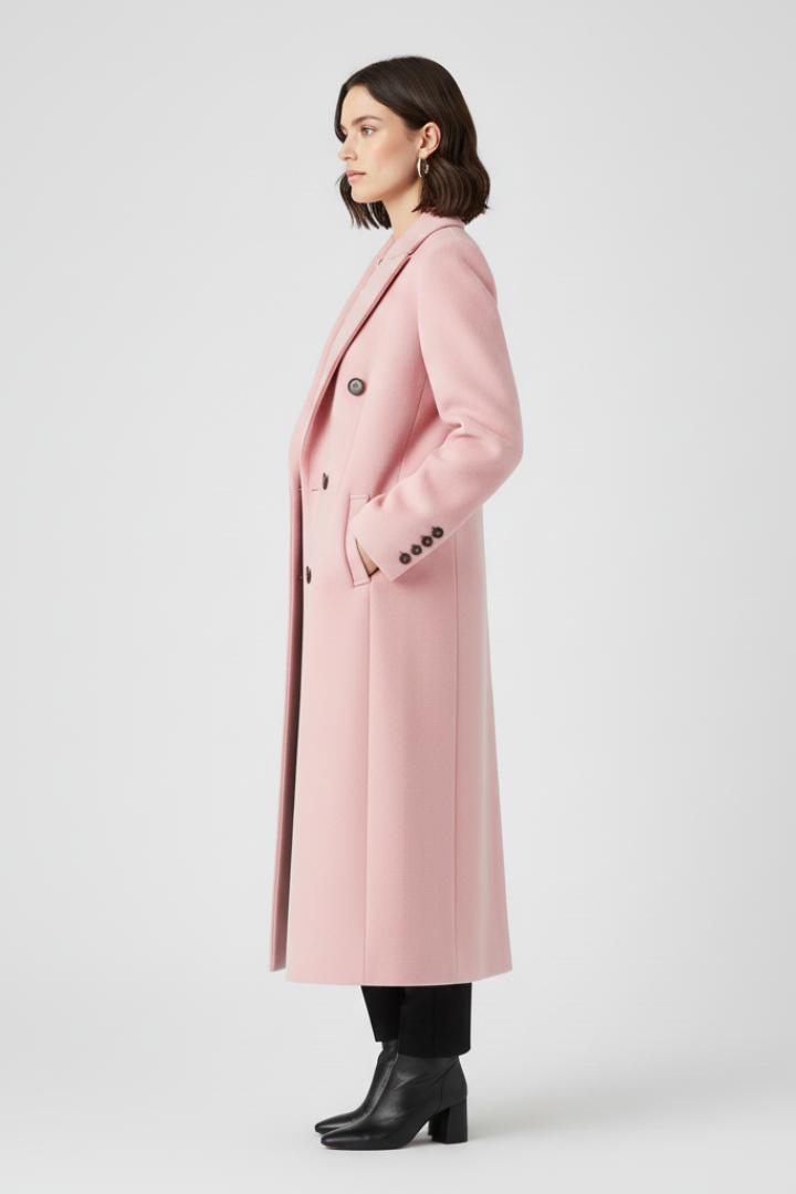 Clementine | Timeless Trenchcoat with Lapel Collar and Button Fastening