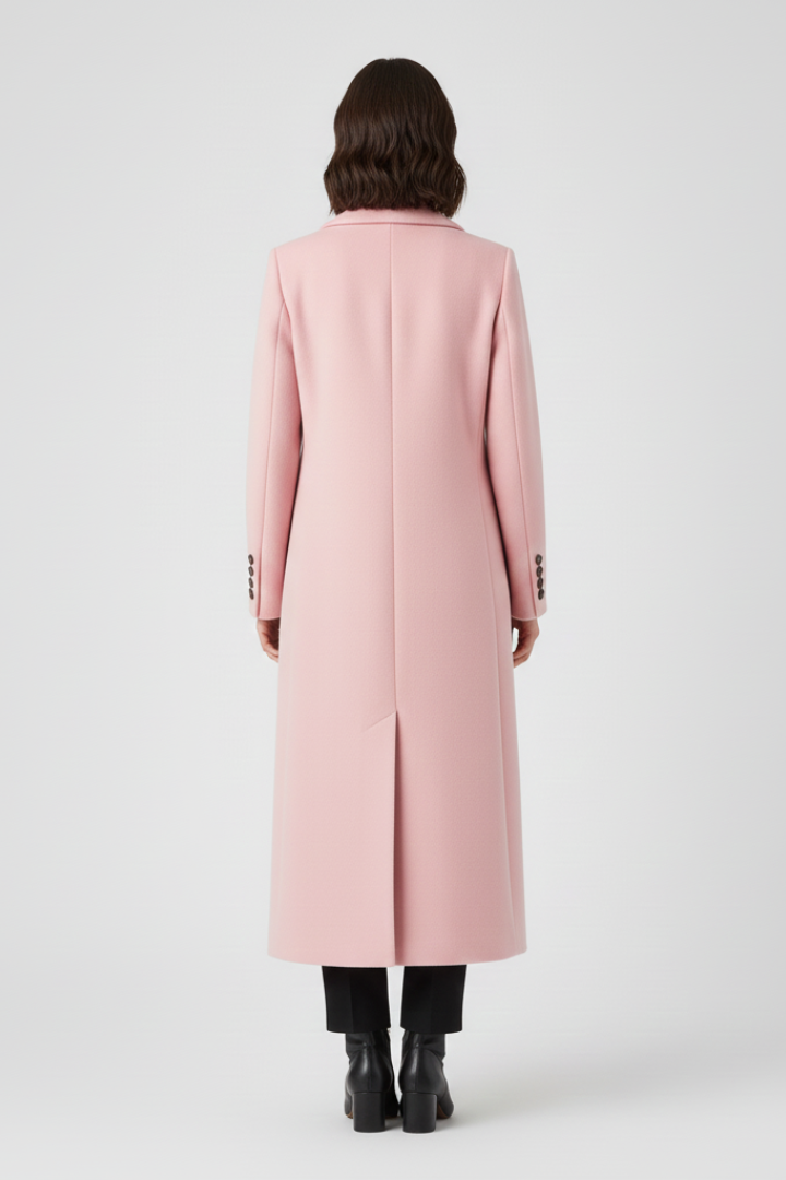 Clementine | Timeless Trenchcoat with Lapel Collar and Button Fastening