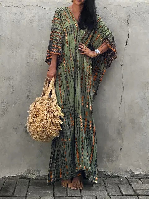 Cotton Holiday Resort Maxi Dress