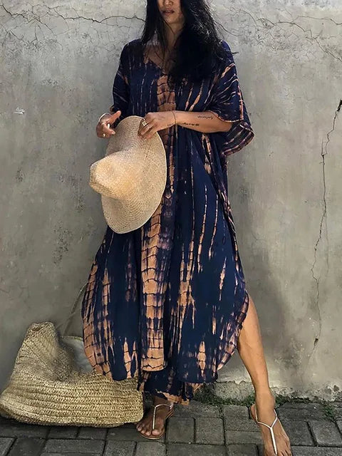 Cotton Holiday Resort Maxi Dress