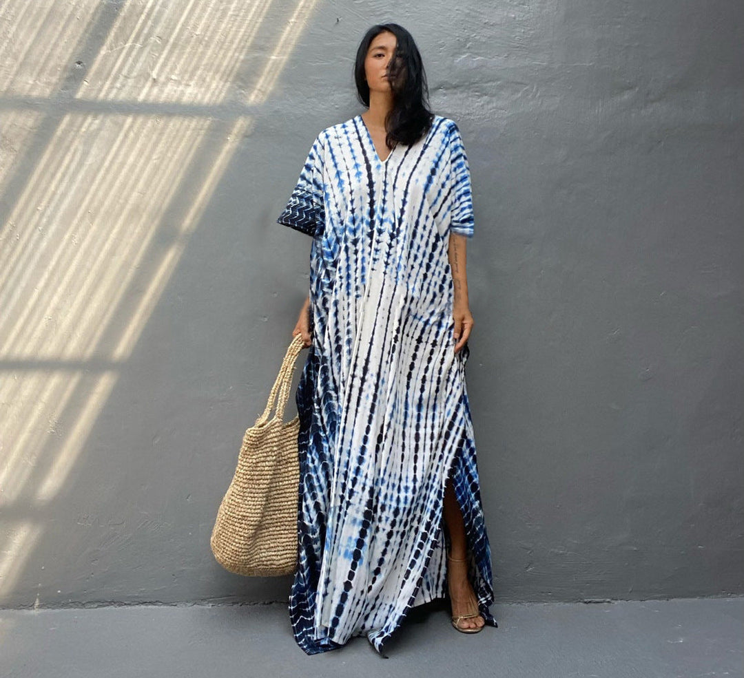 Cotton Holiday Resort Maxi Dress
