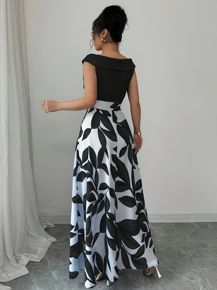 Wedding Guest A-Line Maxi Dress