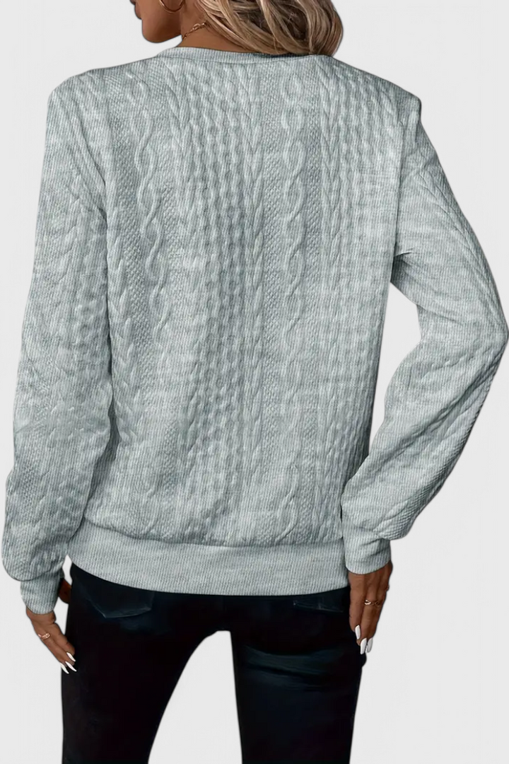 Zoey | Soft Zip Knit Jumper