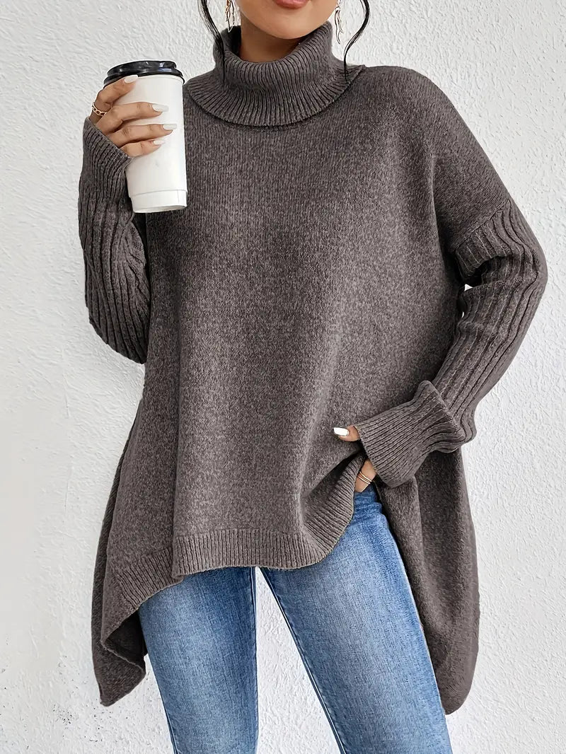 Paola - HIGH NECK MAXI JUMPER