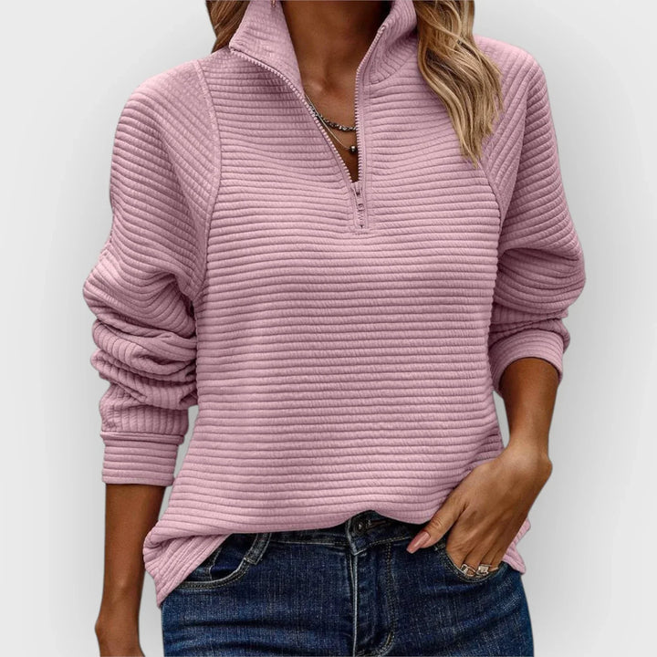 Olivia - Half-Zip Sweater