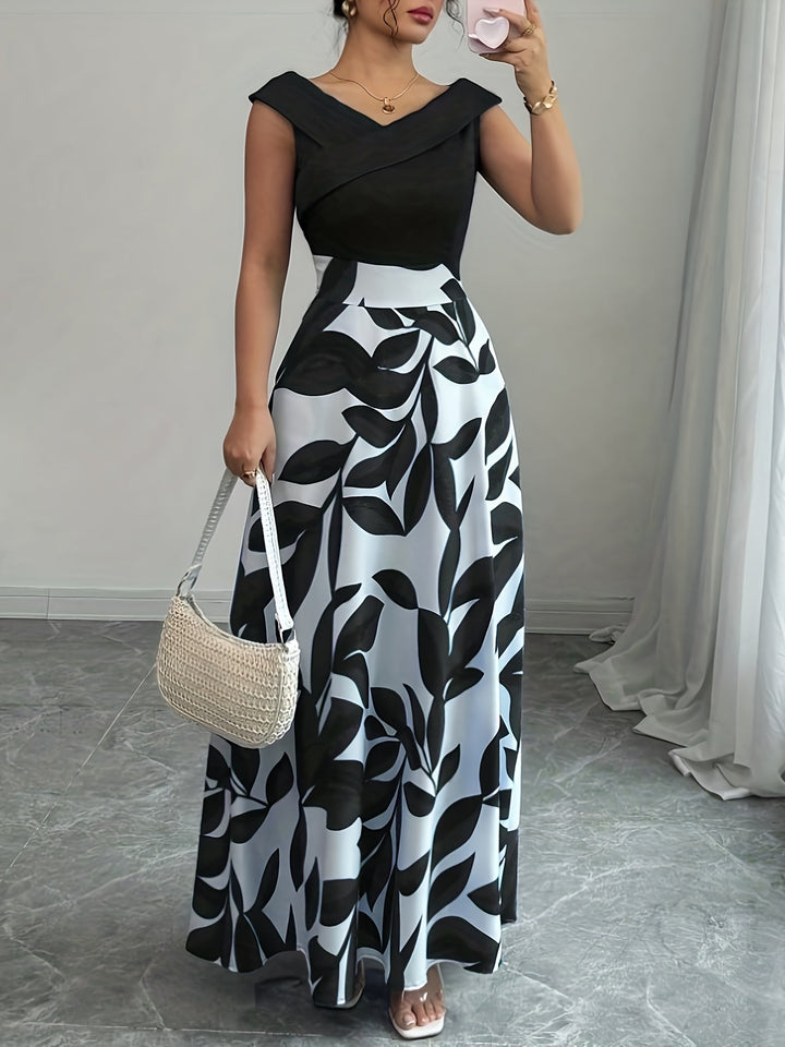 Wedding Guest A-Line Maxi Dress