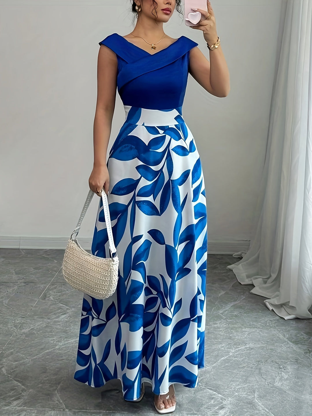 Wedding Guest A-Line Maxi Dress