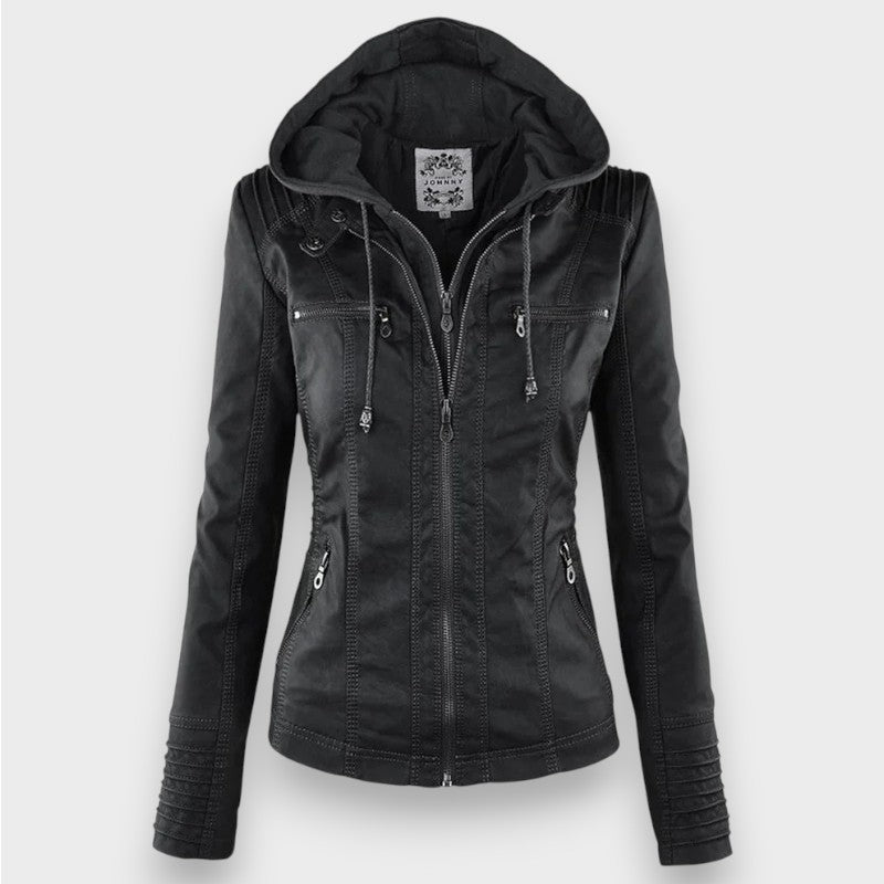 Leni | Leather Biker Jacket