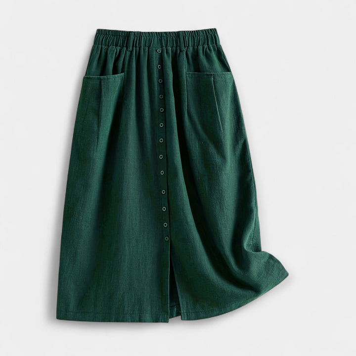 Midi Skirt with Wash