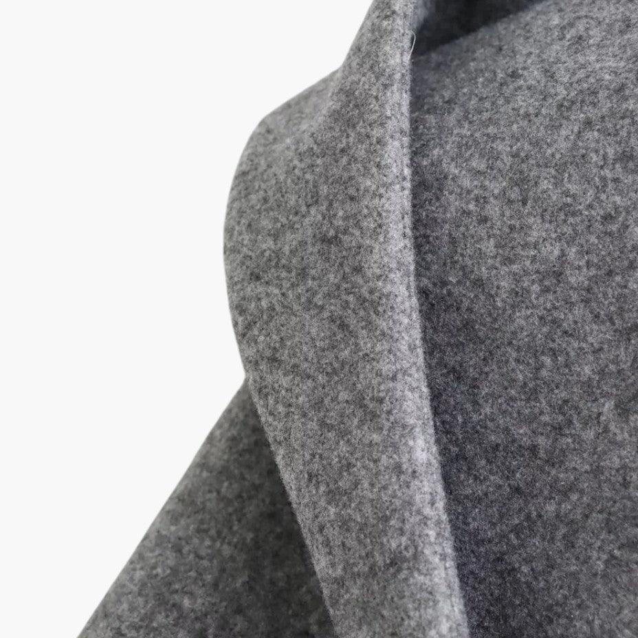 Genevra | Practical Hooded Trenchcoat with Belted Waist and Button Fastening