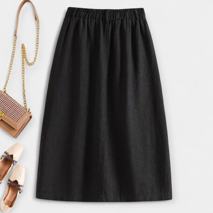 Midi Skirt with Wash