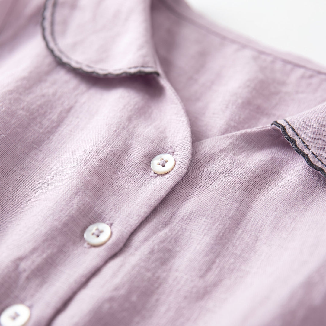 Isla | Elegant Cotton-Linen Half Sleeve Dress